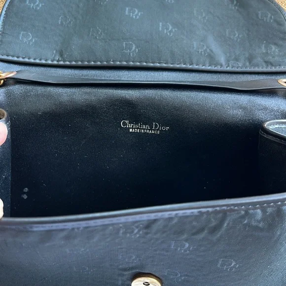 Christian Dior vintage purse / shoulder bag CD black - Picture 5 of 8